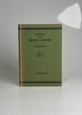 Notes On British History By William Edward s 1950s Part 2 London Ed HC Book