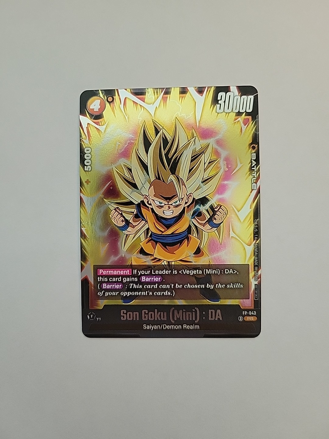 Dragon Ball Super Card Game - Son Goku (Mini) : DA (Fusion World Promo) FP-043