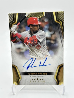 #ad #ad 2024 Topps Five Star Autographs Jordan Walker #FSA JWA AU $17.51