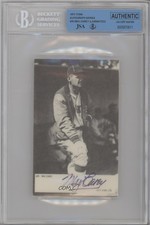 JSA Certified 1974 TCMA Auto Series Max Carey #35 Encased by BGS Auto HOF 0q3