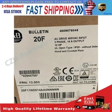 NEW AB 20F11ND014AA0NNNNN 14A 460V 10HP PowerFlex 753 Fast Shipping US Free Tax