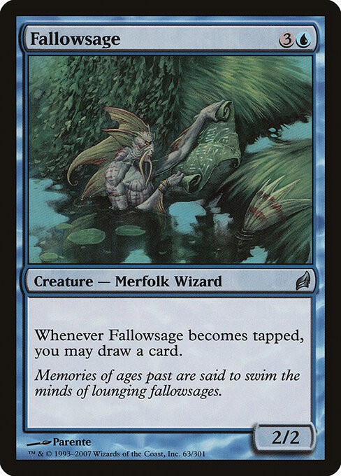 Fallowsage NonFoil Lorwyn 63 NM MTG