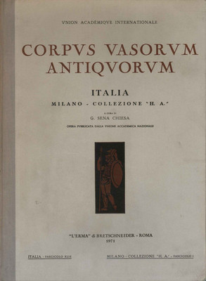 Corpus vasorum antiquorum Italia (Fascicolo XLIX) - G. Sena Chiesa [1971]