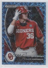 2021 Panini Prizm Draft Picks Blue Velocity Prizm Tyler Hardman #PDP153 fm0