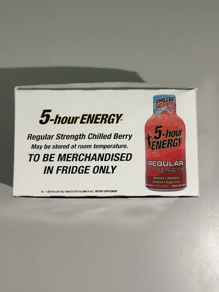 5-hour Energy Regular Strength Chilled Berry 1,93 fl oz, 12 bottles, EXP 09/25 - Image 4 of 4