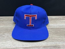 Vintage Texas Rangers MLB Blue Snapback Hat Cap NWOT
