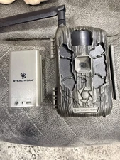 Stealth Cam Deceptor Max Cellular Trail Cam & FieldMax Lithium Battery USED