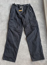 Image of Karrimor Women’s Ladies Black Tahoe Convertible Trousers Shorts Size 14 BNWT NEW