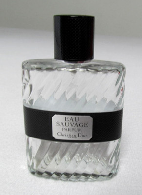 Leerer Parfum Flakon:  Christian Dior - Eau Sauvage Parfum - 100 ml / LEER !