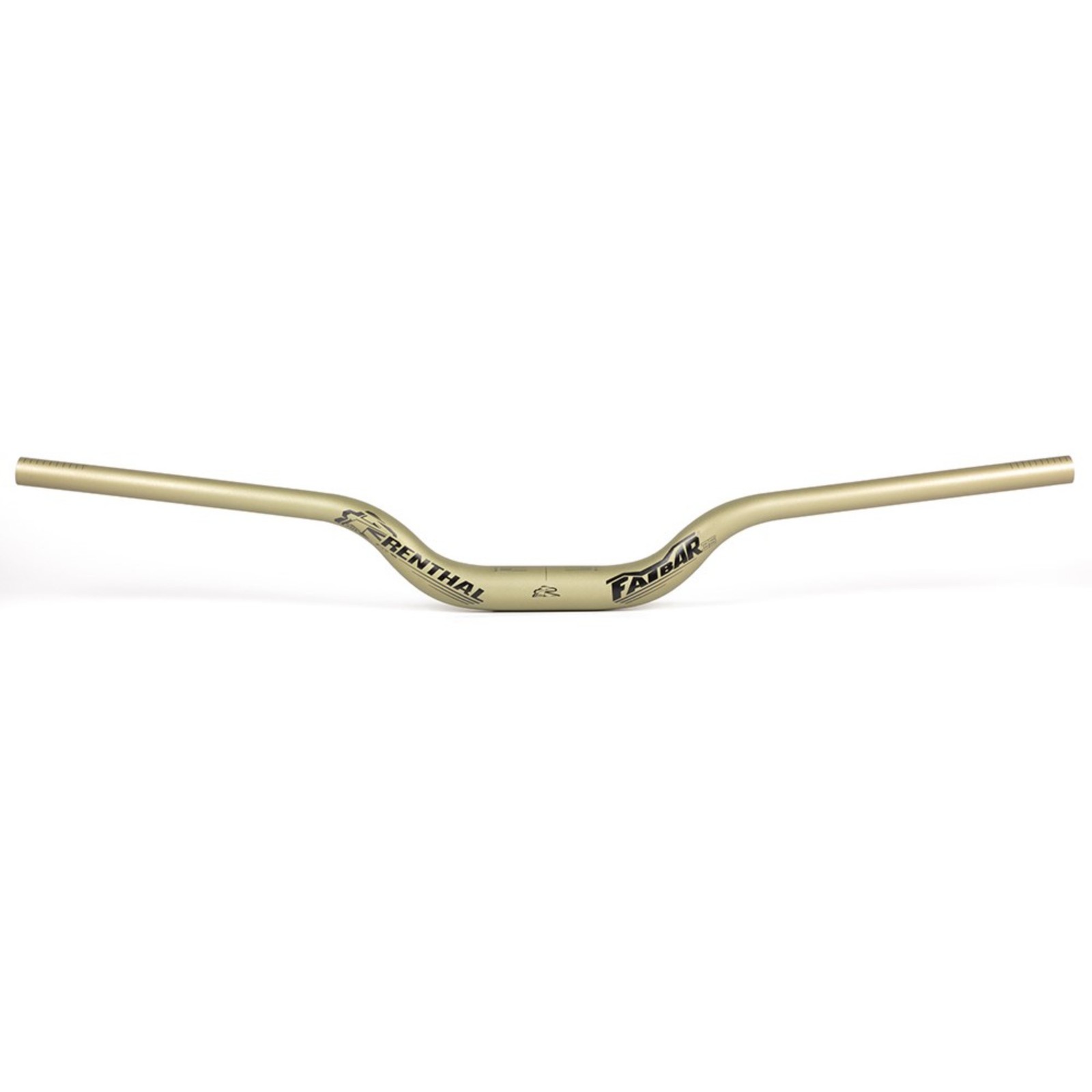Renthal FatBar 35 V3 Alloy Handlebar - 35mm Clamp, 60mm Rise, Gold, 820mm Width
