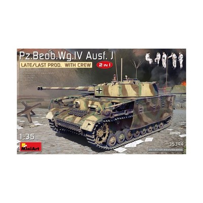MiniArt WWII Military Mini 1:3  Pz.Beob.Wg.IV Ausf. J Late/Last Prod. w/Cr New