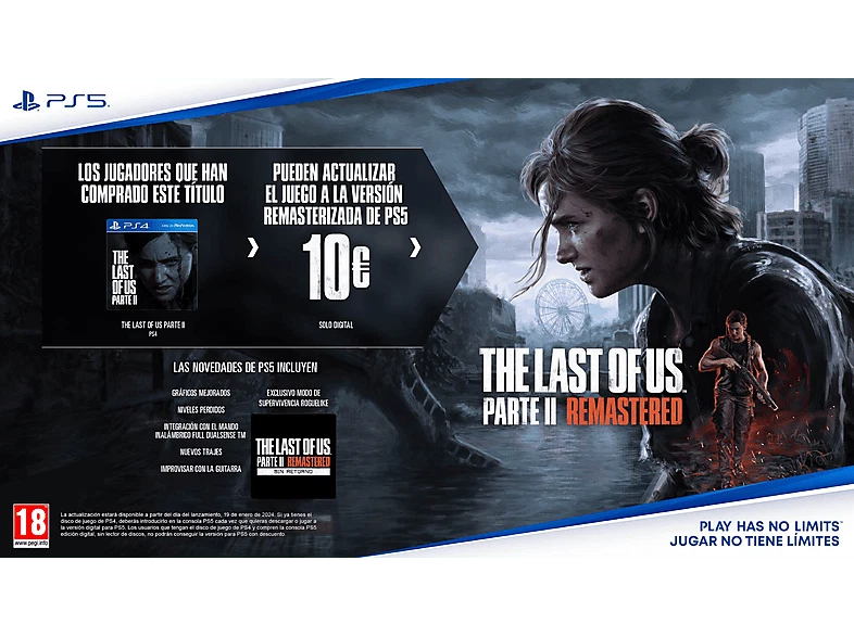 The Last of Us Parte II Remastered PS5 (SP) [PO174332], foto 2 de 5