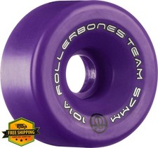 Rollerbones Team Logo 98A Roller Skate Wheels Set of 8 Recreational