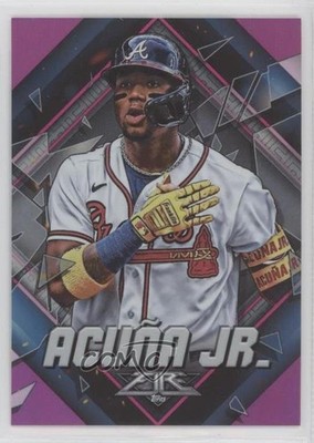 2022 Topps Fire Magenta 4/25 Ronald Acuna Jr Ronald Acuña Jr #1 k4s
