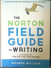 NORTON FIELD GUIDE TO WRITING WITH READINGS FROM "THEY *Excellent Condition*