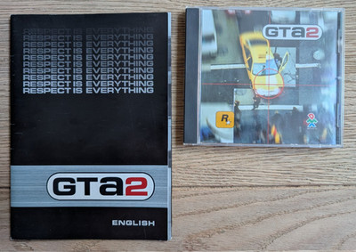 Grand Theft Auto 2 GTA2 PC CD-ROM Original GTA 2 Disc, Jewel Case & Handbuch