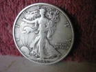1943 S WALKING LIBERTY SILVER HALF DOLLAR VG