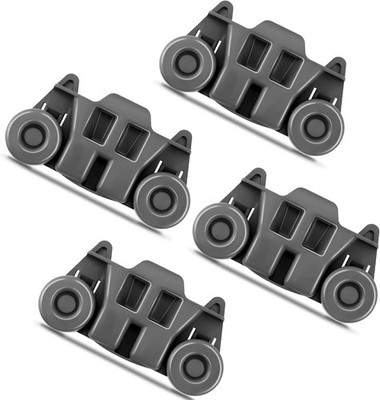 Lower Rack Dishwasher Wheels for KitchenAid Maytag Kenmore Whirlpool 4 Pack New