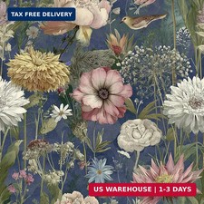 Jeweluck Vintage Floral Wallpaper Peel and St...