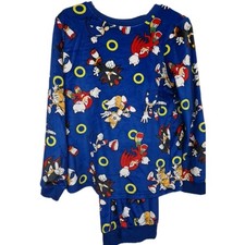 BNWT Sonic The Hedgehog Blue Pyjamas For Boys Kids
