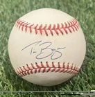 Tim Bogar Autographed Official National League Baseball (Astros, Rangers)