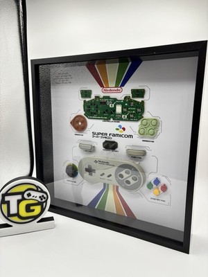 SNES Famicom Controller Teardown Frame - Bilderrahmen - Photo Frame