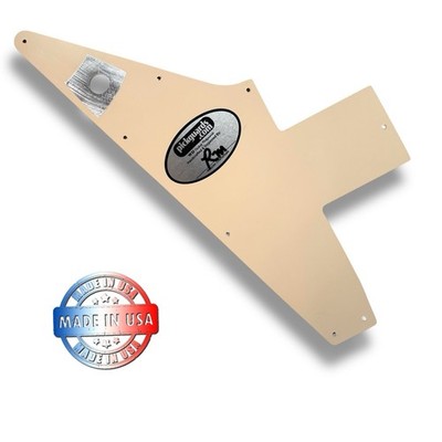 New 3 Ply Cream/Black/Cream WIDE BEVEL Pickguard for Gibson
