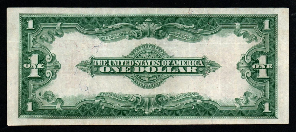 1923 $1 LARGE Size Beautiful CRISP XF UNITED STATES NOTE! - Image 2 of 2