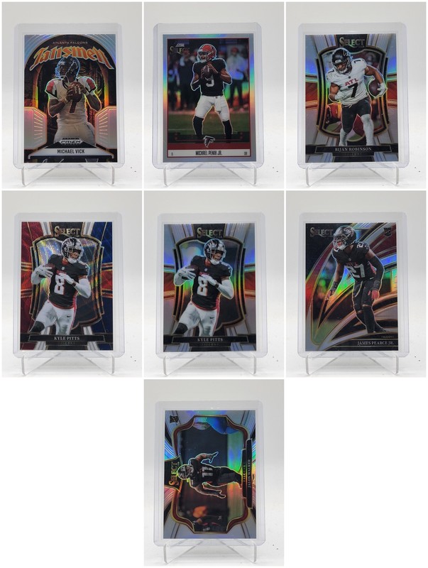 [7] MICHAEL VICK 2025 PANINI PRIZM BLACK TALISMEN ROOKIE SILVER /299 Q6638