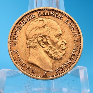 Preussen 20 Mark 1878 A Wilhelm 7 96 Gramm 900 Gold Ss Jaeger 246