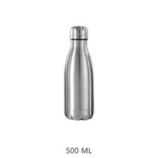 Stainless Steel Water Bottle Insulated Drink Flask Sports Gym Metal Single Wall