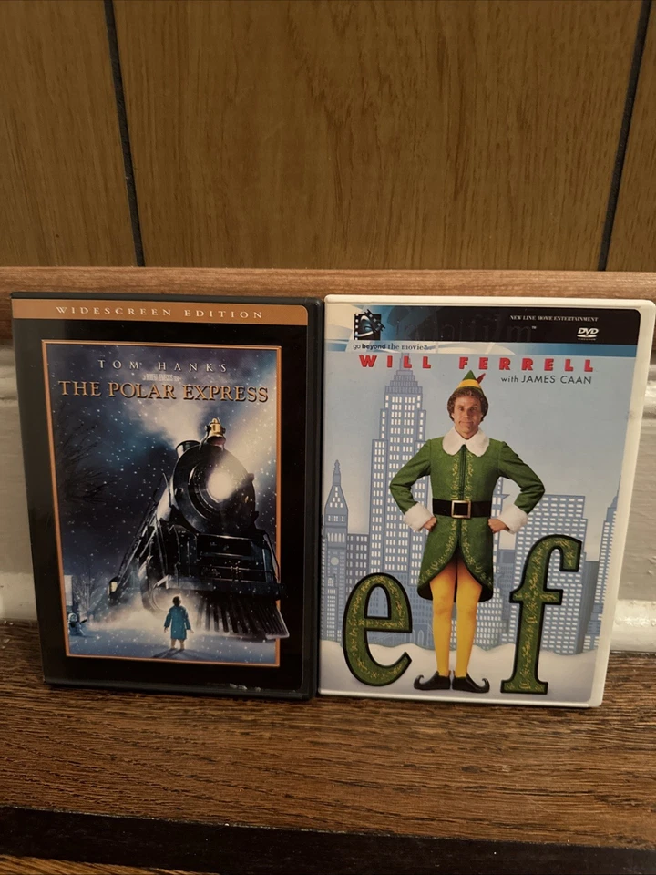 Holiday Christmas DVD Lot Polar Express, Charlie Brown, Elf, Shrek 2 Marley & Me - Image 2 of 4