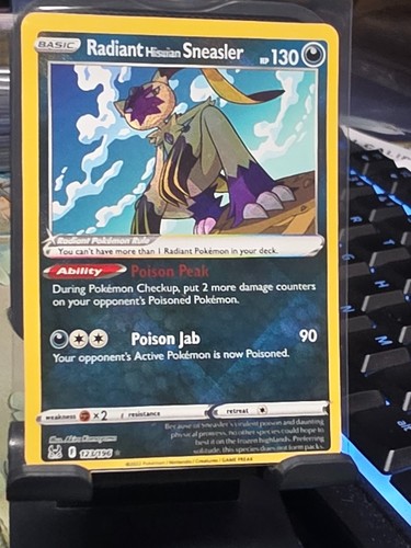 Radiant Hisuian Sneasler 123/196 Lost Origin Ultra Rare Holo Pokemon TCG Card NM
