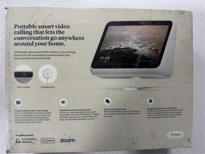Facebook Portal Go Portable Smart Video Calling 10” Touch Screen