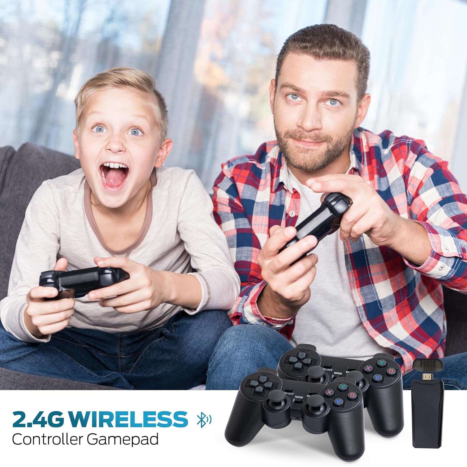 Retro Game Console, Plug & Play TV Gaming Console with 20,000 Built-In Games, 64