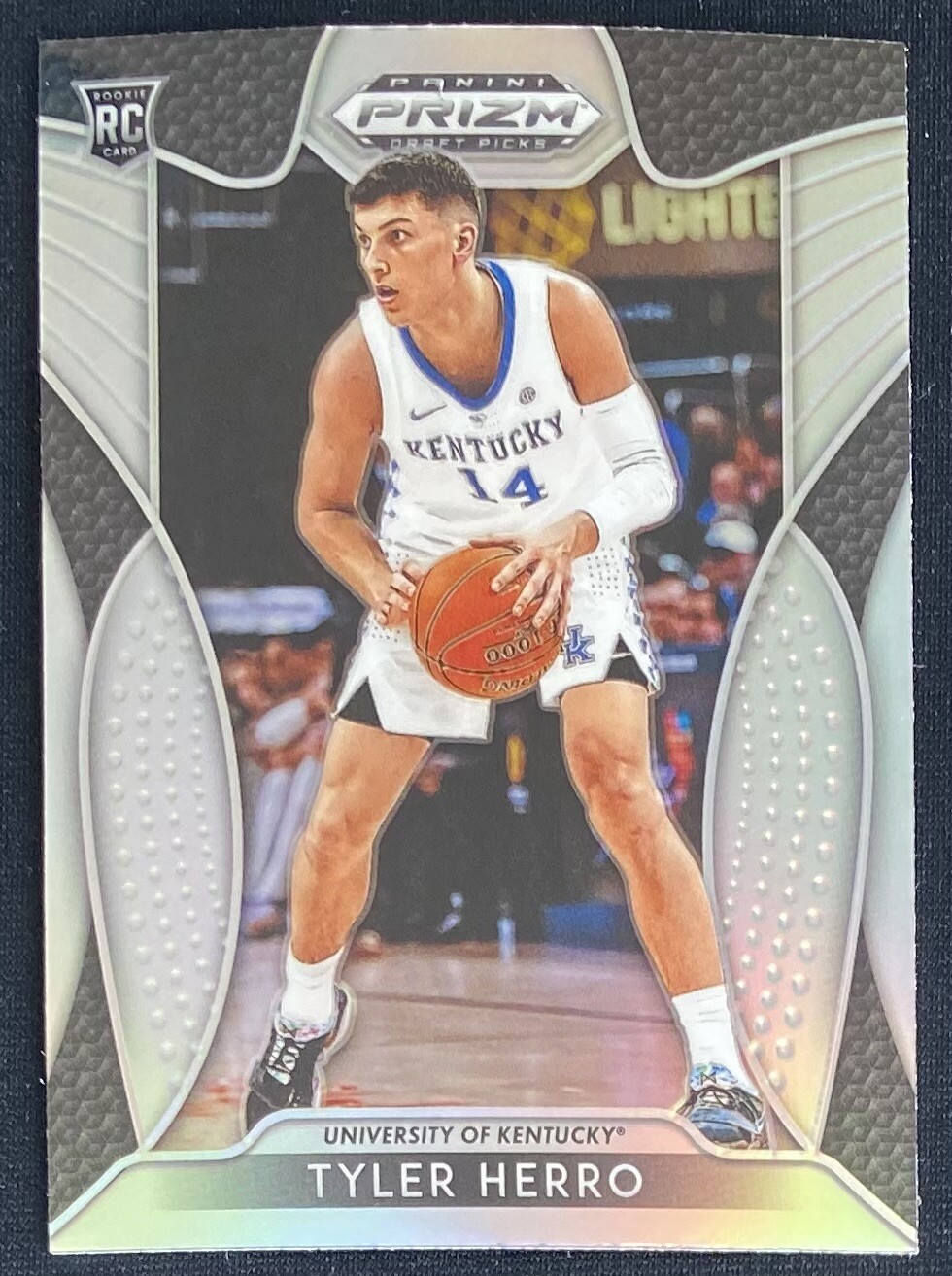 2019-20 Panini Prizm Tyler Herro Silver Prizm RC #79 Rookie Draft