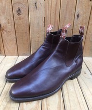 Rm Williams Craftsman Pull On Burgundy Men's leathers  Boot Sz UK  13 G USA 14