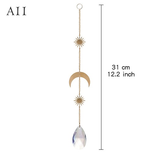 Full Moon Sun Crystal Light Catcher Diy Suncatcher Prism Rainbow Maker Hangi X! - Picture 14 of 20