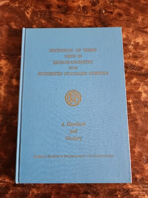 Definition Of Terms Used In Rhinomanometry With Suggested Symbols 1970