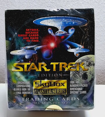 SkyBox Star Trek Master Series 90 Sammelkartenset fabrikversiegelt 1993 D772
