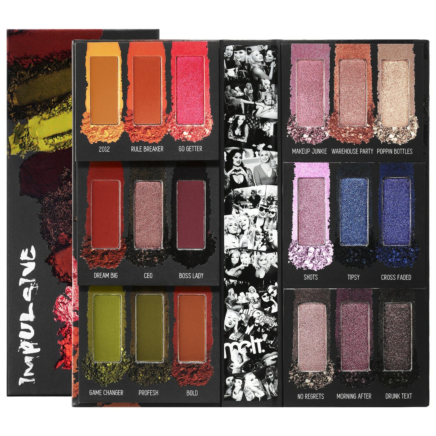 Melt Cosmetics Eyeshadow Palette IMPULSIVE Pressed Pigments BNIB 100