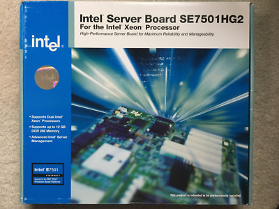 INTEL Server Board SE7501HG2 SSI EEB 3.0  Dual 603/604 2xGigabit Ethernet E7501