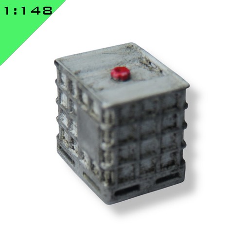 IBC Tank 1000l Container 1:32, 1:43, 1;50, 1:76, 1:148 Scale O, OO N gauge model - Picture 36 of 41