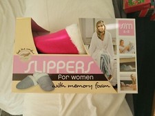 Blue Star Clothing Co. slippers for women w/ memory foam S/M 6-8 Pink