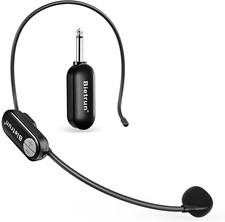 Microfonos Profesionales Inalambricos Professional Recargables Diadema Estudio