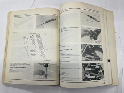 OEM 1985 HONDA XL 125S OEM SHOP SERVICE MANUAL WITH SET UP