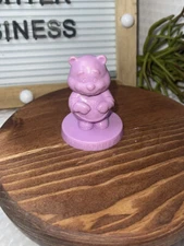 Vintage Wendy's 1985 Good Stuff Gang Overstuffed Purple Bear Kids Meal Toy