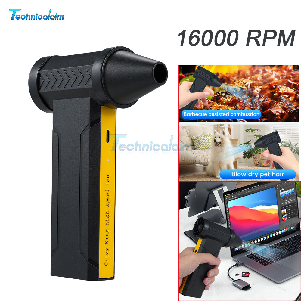 160000RPM Brushless Motor Electric Turbo Jet Fan High-Speed Turbo Violent Fan US