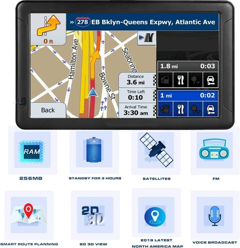 Professional GPS Navigation - 9-Inch Screen with Voice Alerts & Safety Warnings - Picture 5 of 9