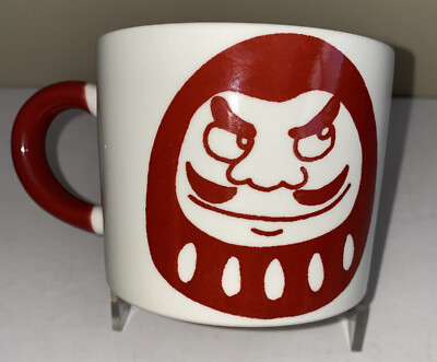 AIWA Co. Ltd ~DARUMA Mug(s)~ Red & White Coffee Tea Mug Cup ~ Made in Japan  | eBay